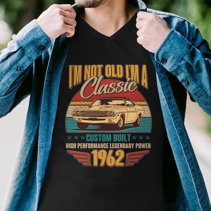 Vintage Retro Im Not Old Im A Classic 1962 60Th Birthday Classic Car Lover Men V-Neck Tshirt
