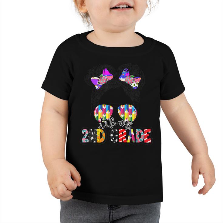 Little Miss 2Nd Grade Girls 2Nd Grade First Day Of School  Toddler Tshirt
