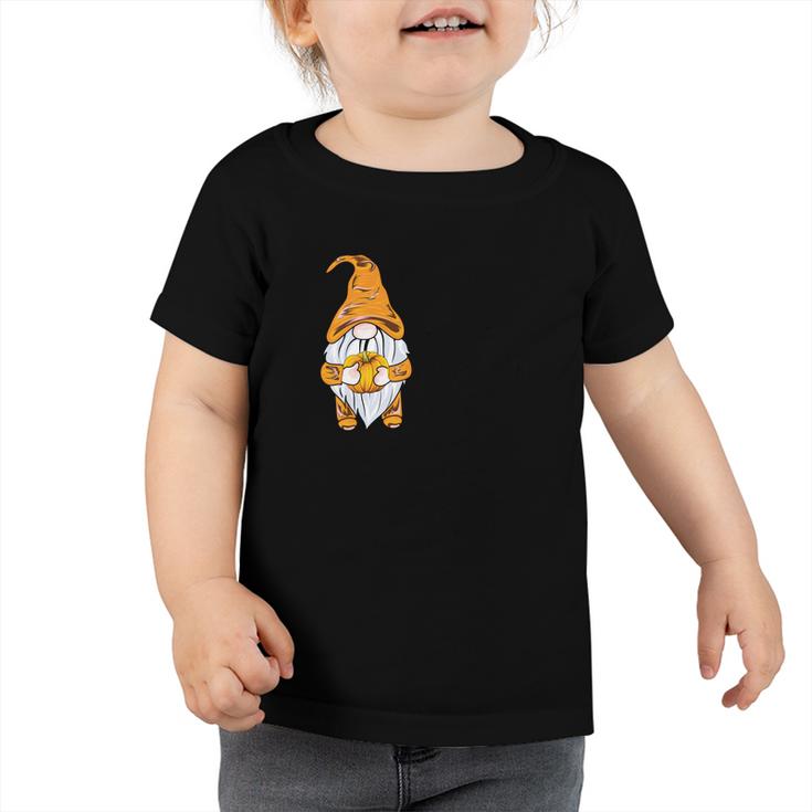 Pumpkin Spice Everything Nice Yellow Hat Gnomes Fall Toddler Tshirt
