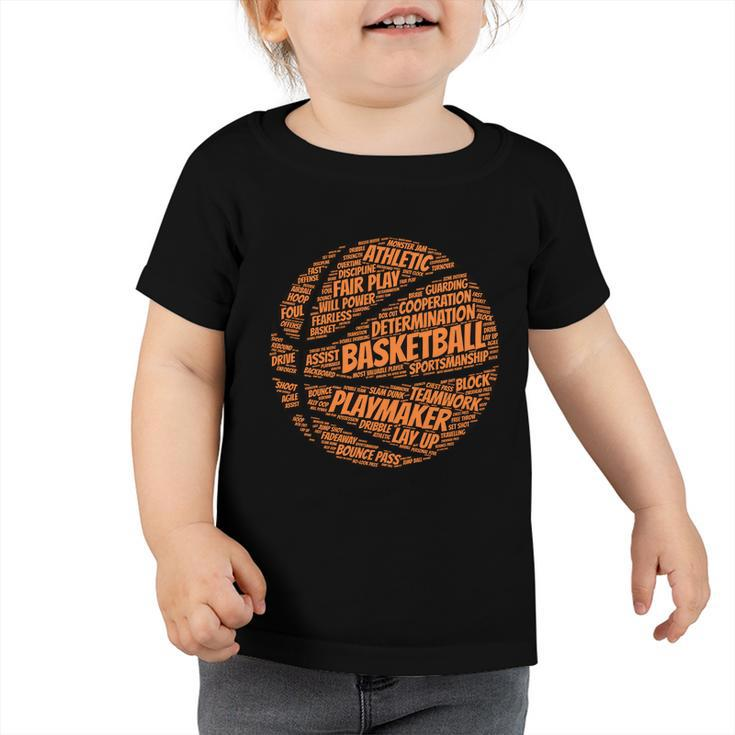 Basketball Gift For Boys Girls And V2 Toddler Tshirt