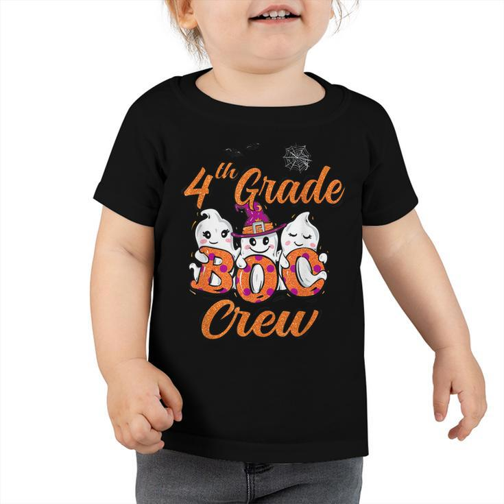 Halloween Costume For Kids 4Th Grade Boo Crew First Grade  Toddler Tshirt