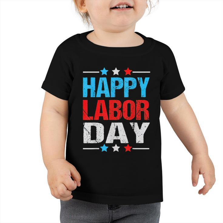 Happy Labor Day Shirt Patriot Happy Labor Day Women Kids Graphic Design Printed Casual Daily Basic Toddler Tshirt