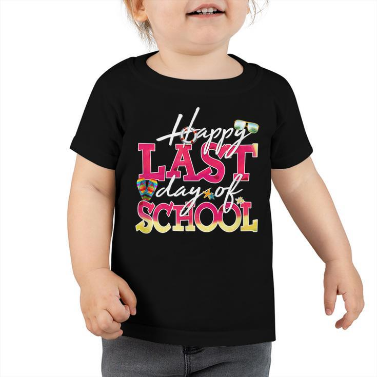 Hello Summer Teacher Student Kids Happy Last Day Of School  Toddler Tshirt