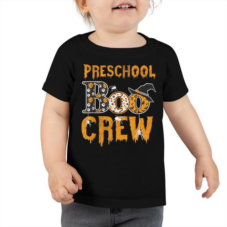 Preschool Teacher Boo Crew Halloween Preschool Teacher  Toddler Tshirt