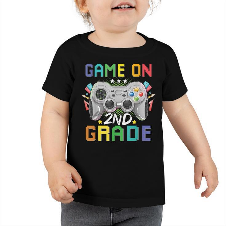 Second Grade Back To School Video Gamer Game On 2Nd Grade  Toddler Tshirt