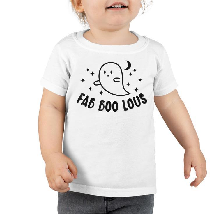Faboolous Ghost Halloween Costume For Men Women Boo Crew Pun  Toddler Tshirt