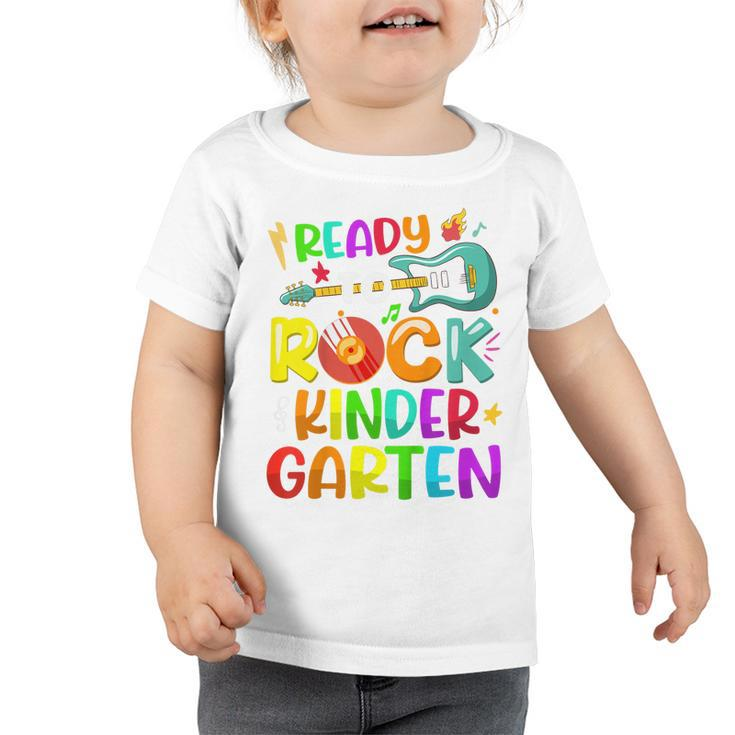 Kids Ready To Rock Kindergarten First Day Of 5Th Grade Boys Girls  Toddler Tshirt