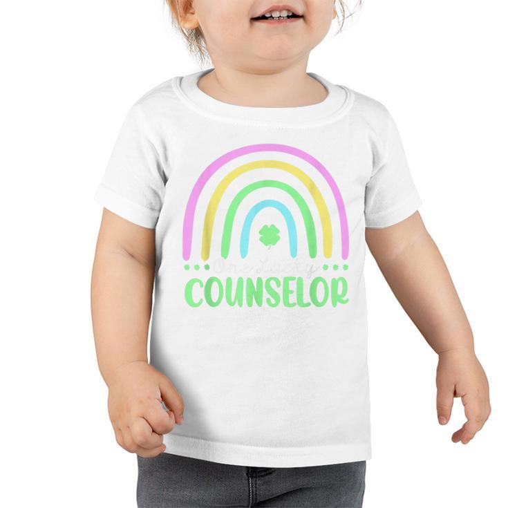 Lucky To Be A Counselor  School St Patricks Day Gift  Toddler Tshirt