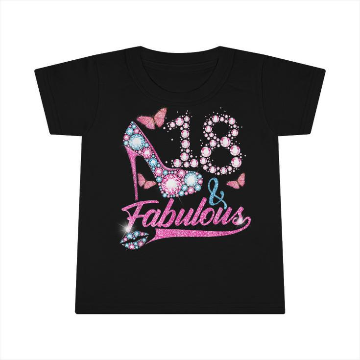 18 Year Old Gifts 18 & Fabulous 18Th Birthday For Women Girl  Infant Tshirt