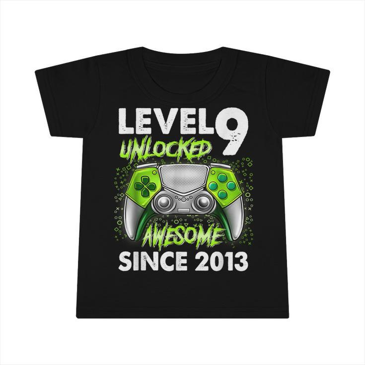 9Th Birthday Level 9 Unlocked Awesome 2013 Video Game Gaming  Infant Tshirt