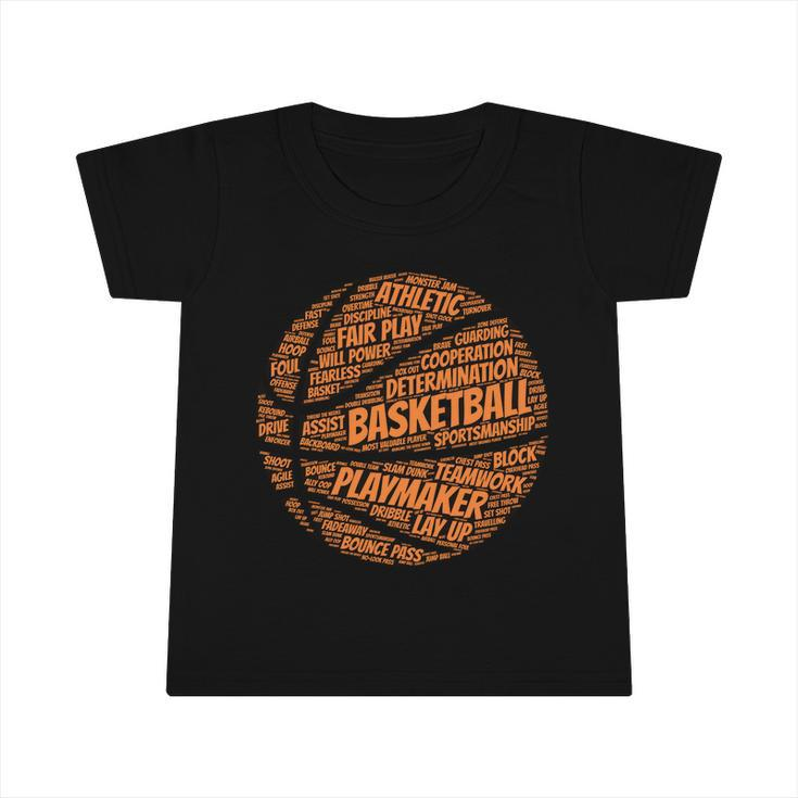 Basketball Gift For Boys Girls And V2 Infant Tshirt