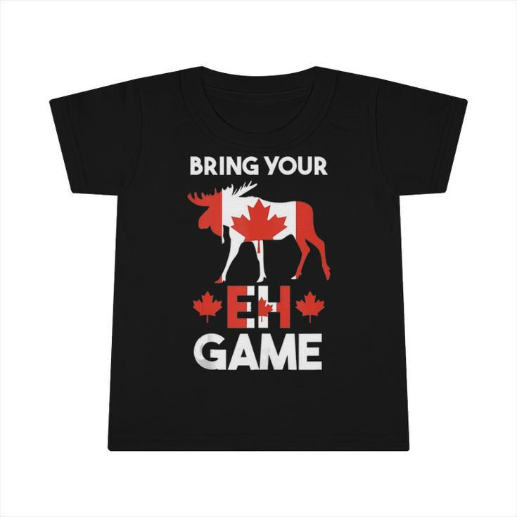 Bring Your Eh Game Canada  V2 Infant Tshirt