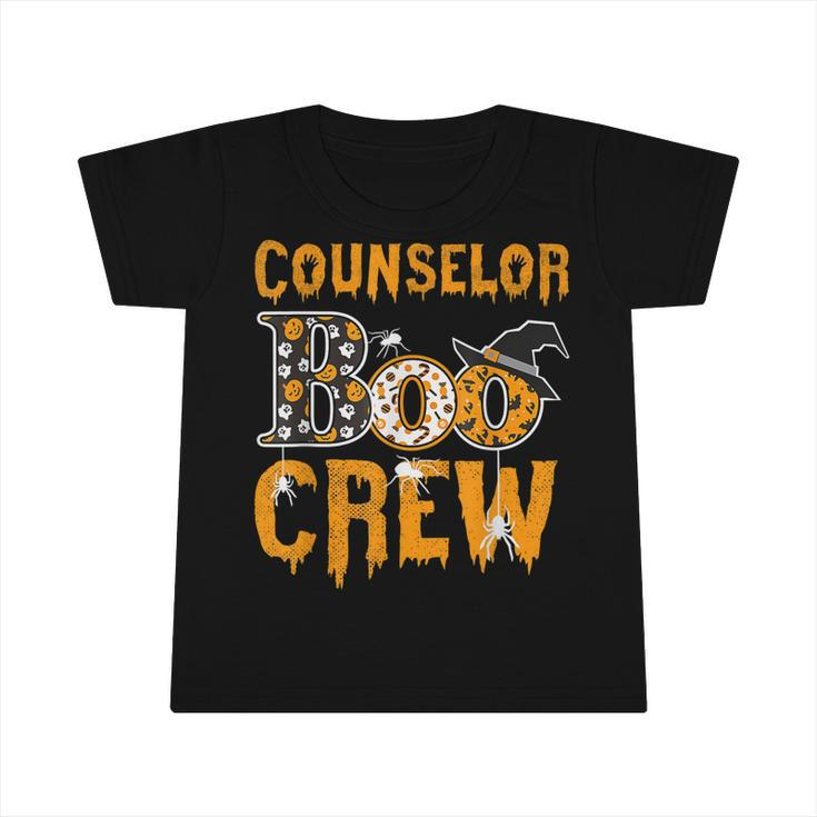 Counselor Teacher Boo Crew Halloween Counselor Teacher  Infant Tshirt