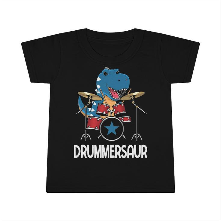Drummersaur Percussionist Drummer For Kids Infant Tshirt