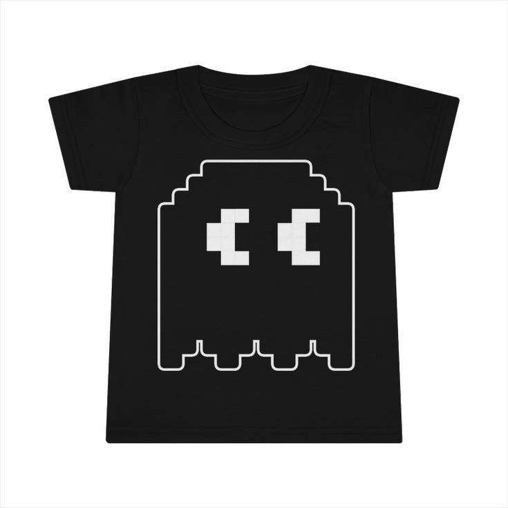 Gamer Retro Pixel Ghost Funny Halloween Graphic Design Printed Casual Daily Basic Infant Tshirt - Thegiftio