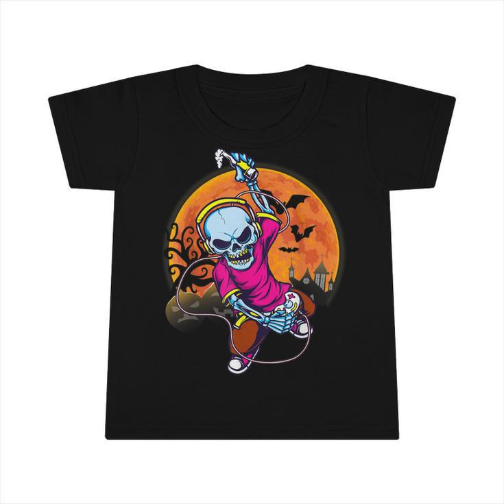 Halloween  Men Boys Gamer Skeleton Outfit Boys  Infant Tshirt