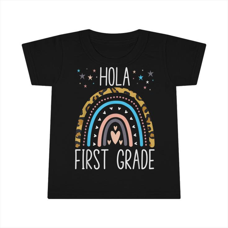 Hello Hola First Grade Spanish Teacher Kids Back To School  Infant Tshirt