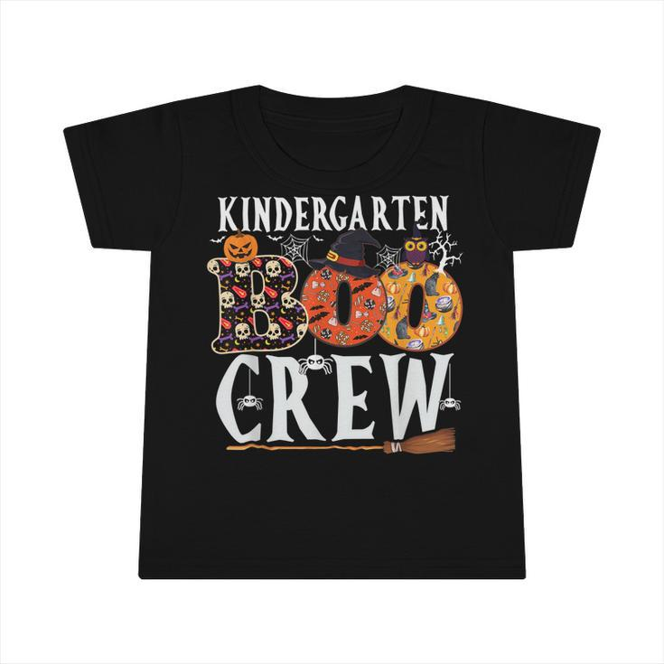Kindergarten Boo Crew Teachers Halloween Costume Funny  Infant Tshirt