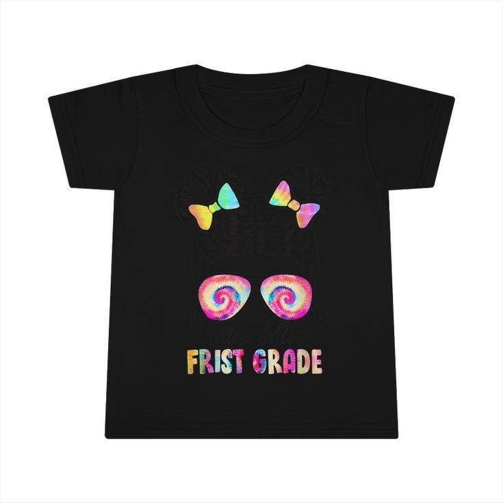 Little Miss First Grade Girls Back To School Funny Infant Tshirt
