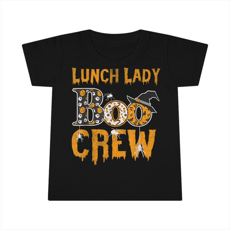 Lunch Lady Teacher Boo Crew Halloween Lunch Lady Teacher  Infant Tshirt