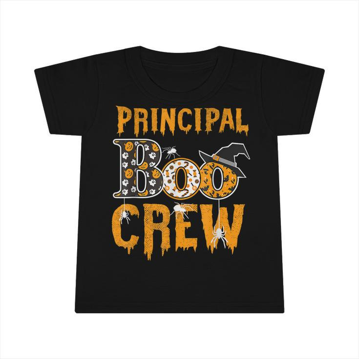 Principal Teacher Boo Crew Halloween Principal Teacher  Infant Tshirt