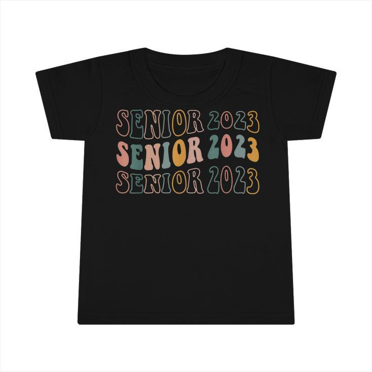 Senior 2023 Retro Class Of 2023 Seniors Graduation 23 Gifts  V3 Infant Tshirt