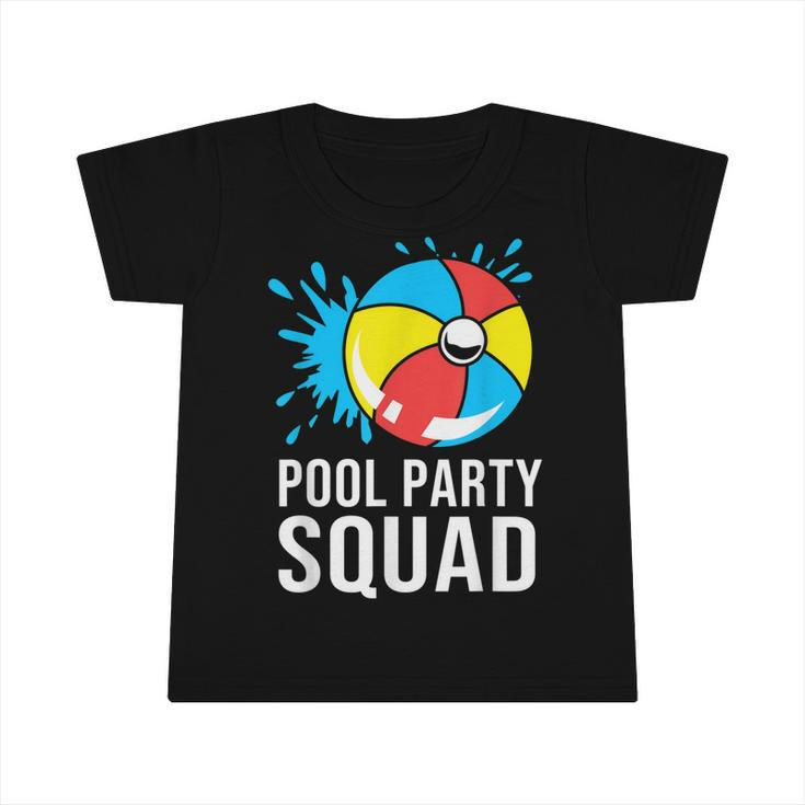 Summer Family Birthday Boy Pool Party Squad  Infant Tshirt