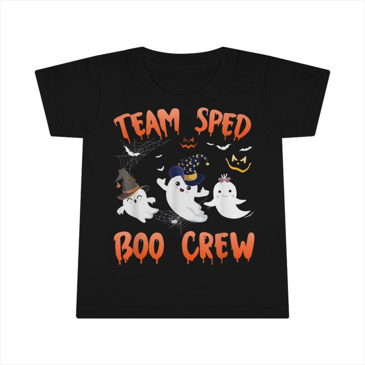 Team Sped Boo Crew Halloween Ghost Sped Special Ed Teacher  Infant Tshirt