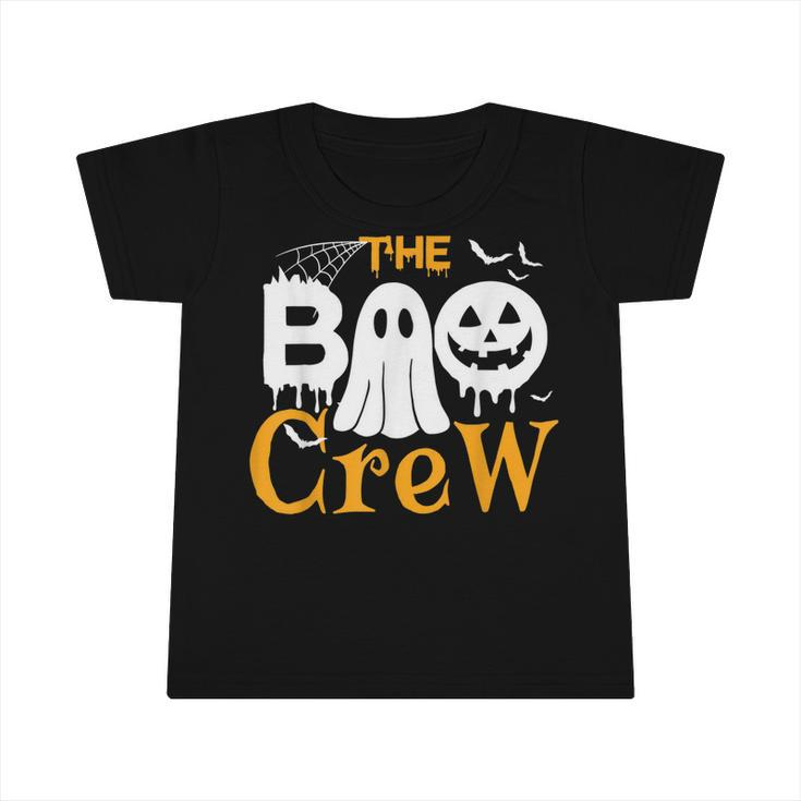 The Boo Crew  - Scary Cute Ghost Pumpkin Halloween  Infant Tshirt