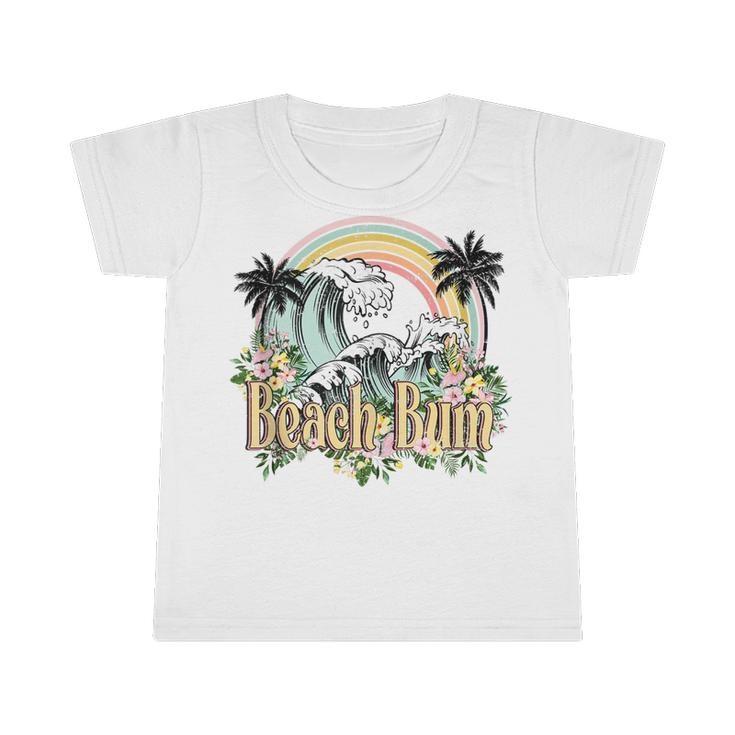 Vintage Retro Beach Bum Tropical Summer Vacation Gifts  Infant Tshirt