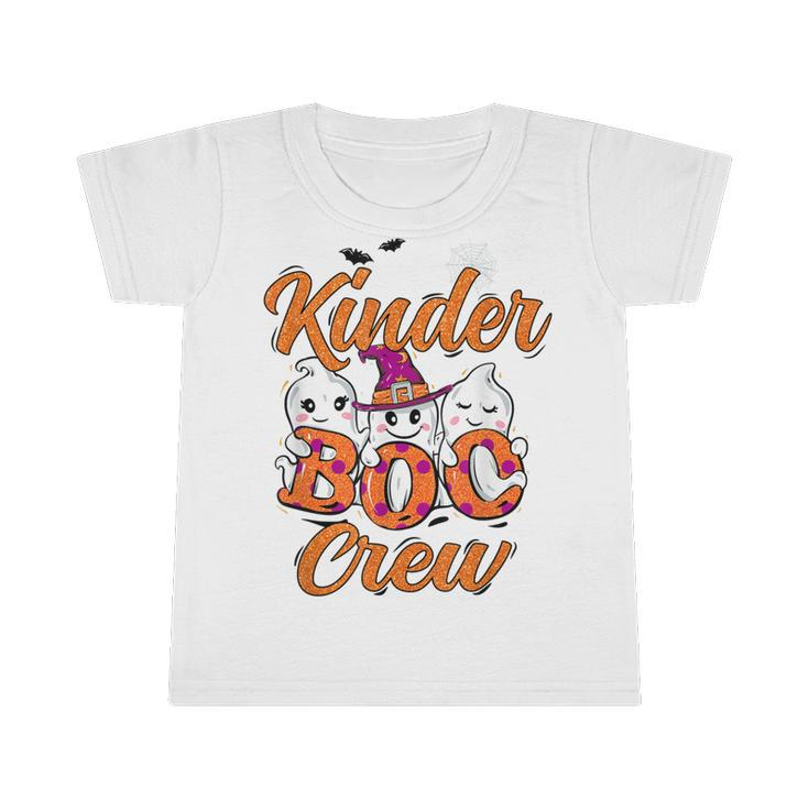 Halloween Costume For Kids Kinder Boo Crew Kindergarten  Infant Tshirt