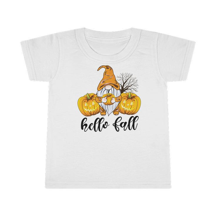 Hello Fall Pumpkin Gnomes Gift Season Infant Tshirt