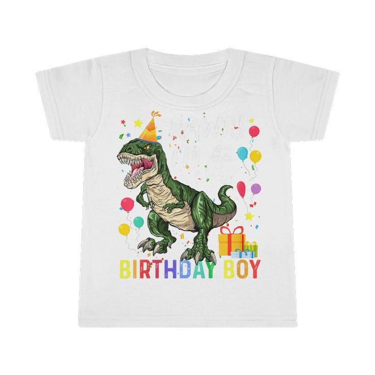 Kids 4 Year Old  4Th Birthday Boy T Rex Dinosaur Gift Boys  Infant Tshirt