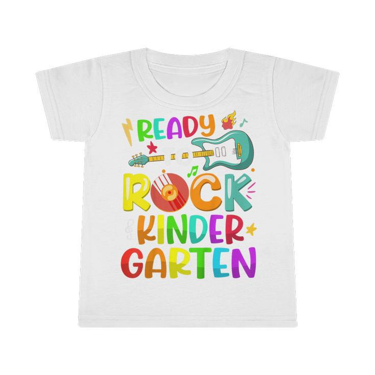 Kids Ready To Rock Kindergarten First Day Of 5Th Grade Boys Girls  Infant Tshirt