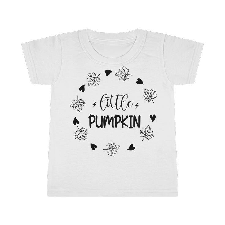 Little Pumpkin Leaves Fall Present Infant Tshirt