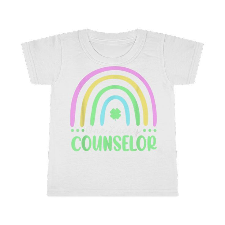 Lucky To Be A Counselor  School St Patricks Day Gift  Infant Tshirt