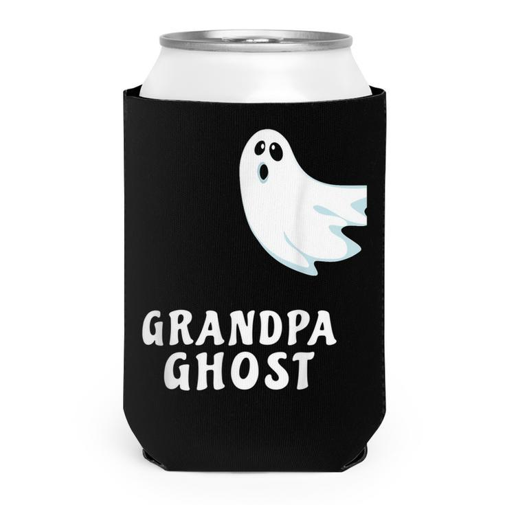 Grandpa Ghost Funny Spooky Halloween Ghost Halloween Dad  Can Cooler