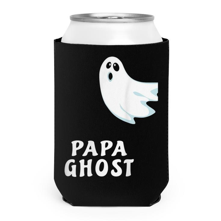 Papa Ghost Funny Spooky Halloween Ghost Halloween Dad  Can Cooler