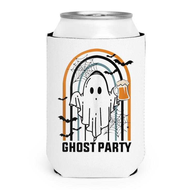 Ghost Party Men Womens Funny Halloween Drinking Beer Party  Can Cooler