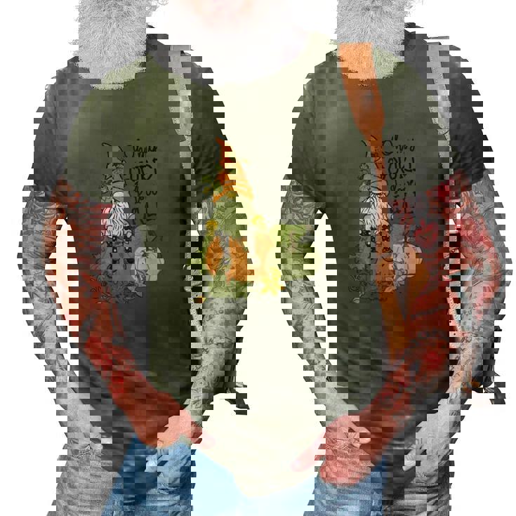 Fall Gnomes Oh My Gourd I Love Fall 3D Print Casual Tshirt Fall Gnomes Oh My Gourd I Love Fall 3D Print Casual Tshirt