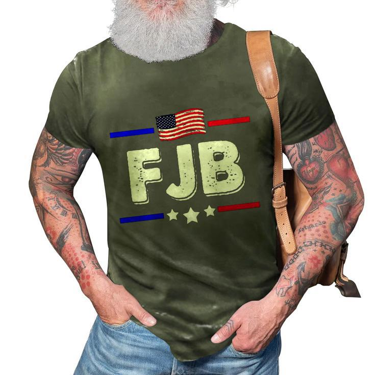 Funny Anti Biden Fjb Us Flag F Joe Biden 3D Print Casual Tshirt