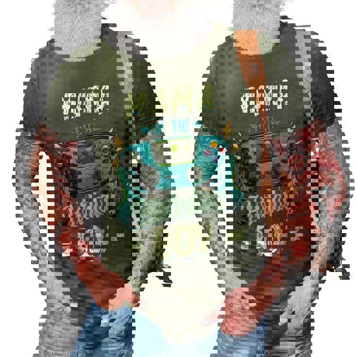 Mama Of The Birthday Boy Matching Family Video Gamer Party 3D Print Casual Tshirt