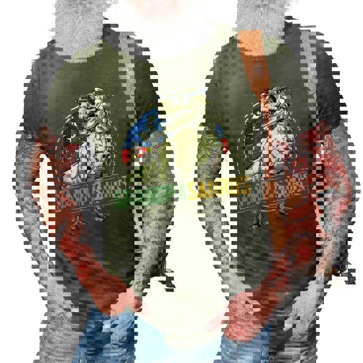 Mens Grandpa Saurus DinosaurRex American Flag Family Matching 3D Print Casual Tshirt Mens Grandpa Saurus DinosaurRex American Flag Family Matching 3D Print Casual Tshirt