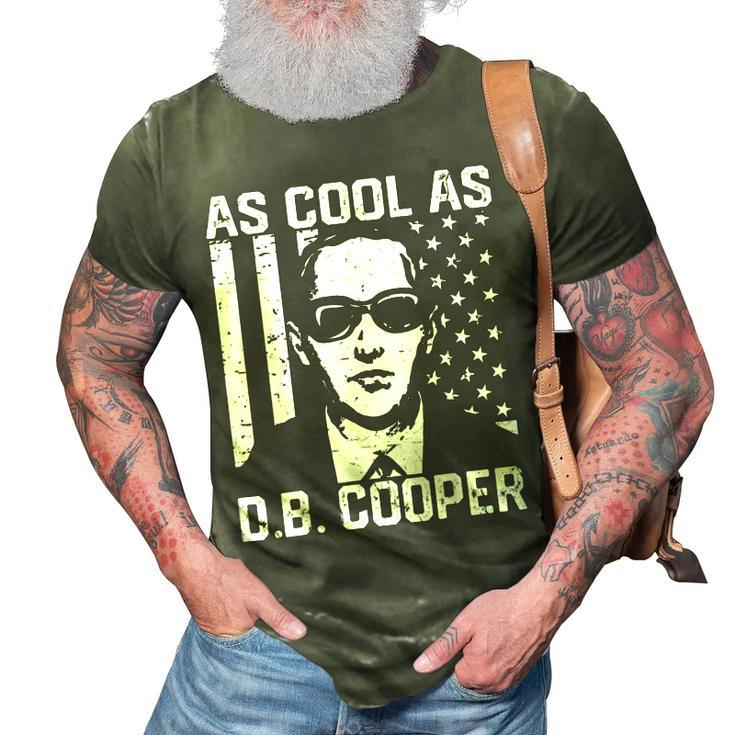 As Cool As D B Cooper Funny Skyjacker Hijack Skydiving   3D Print Casual Tshirt