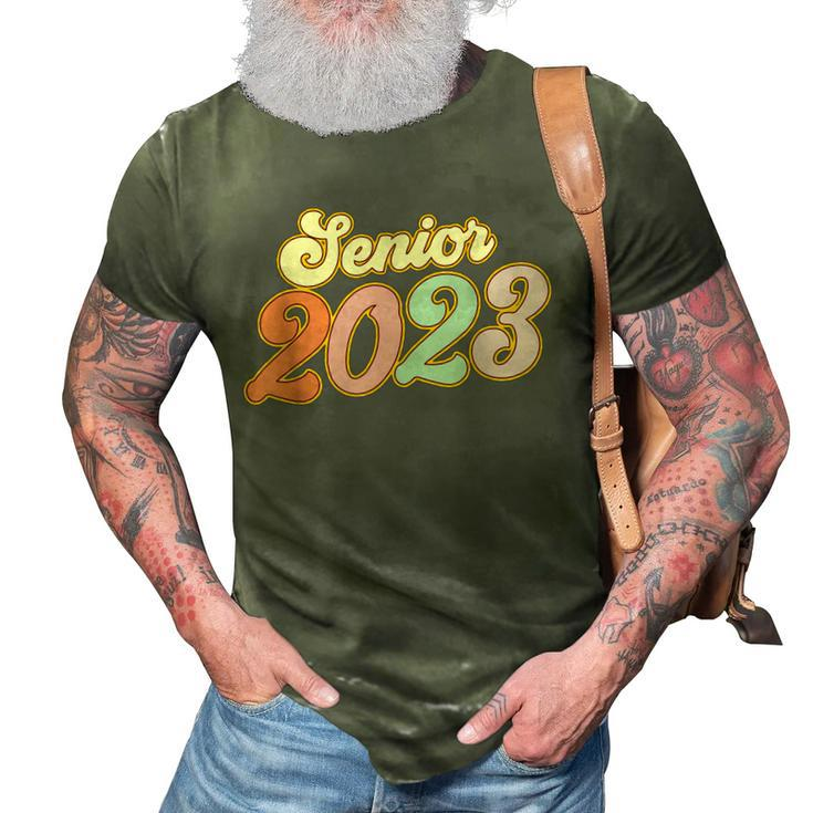 Back To School Senior 2023 Graduation Or First Day Of School  3D Print Casual Tshirt