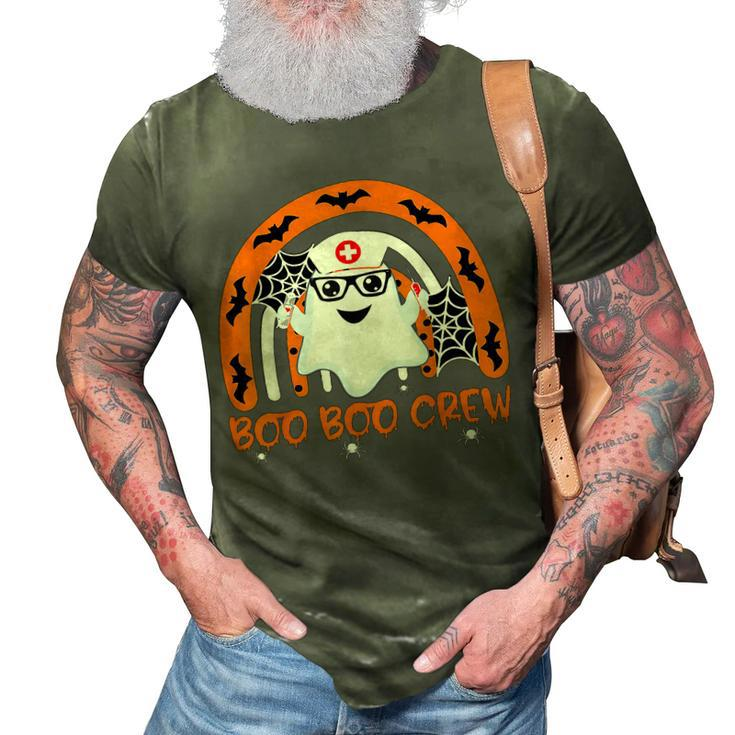 Boo Boo Crew Ghost Doctor Emt Halloween Nurse  3D Print Casual Tshirt