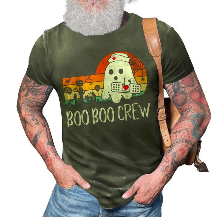Boo Boo Crew Nurse  Halloween Nurse  For Women  3D Print Casual Tshirt