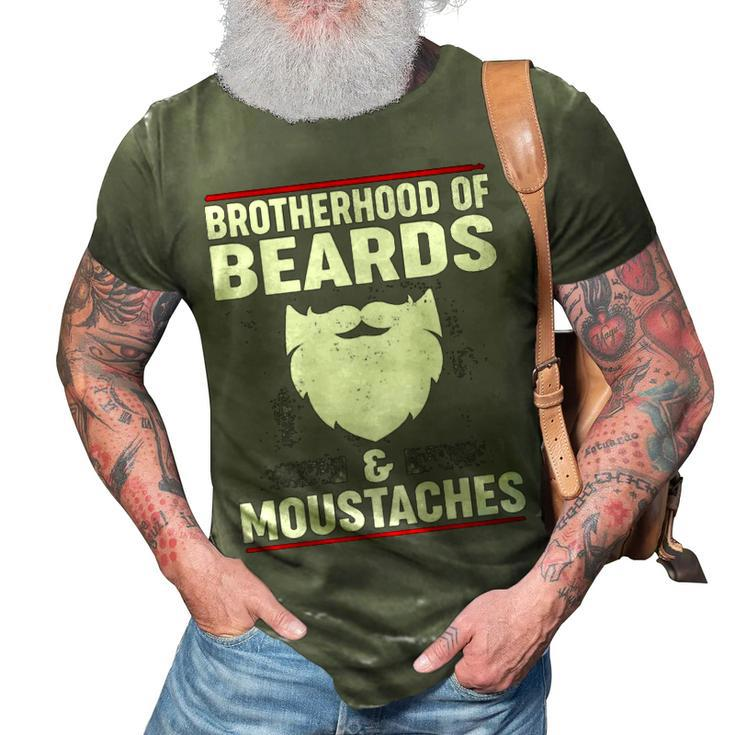 Brotherhood Beards 3D Print Casual Tshirt