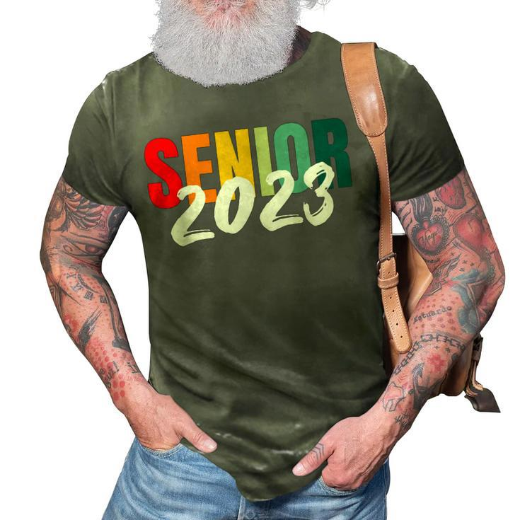 Class Of 2023 Senior 2023  3D Print Casual Tshirt