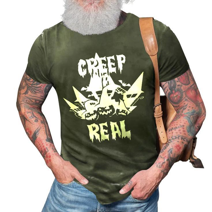 Creep It Real Funny Halloween Costume  3D Print Casual Tshirt